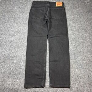 Levi's 505 Jeans Men's 32x32 Black Straight Fit Casual Grunge Everyday